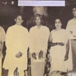 Amitabh Bachchan, his mother, Sumitranandan Pant & Harivanshrai Bachchan (r to l).